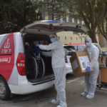 Yad Sarah volunteers Delivering Medical Equipment During Covid-19